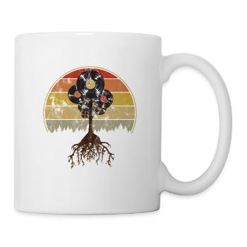 Music Record Retro - Mug - white - Right