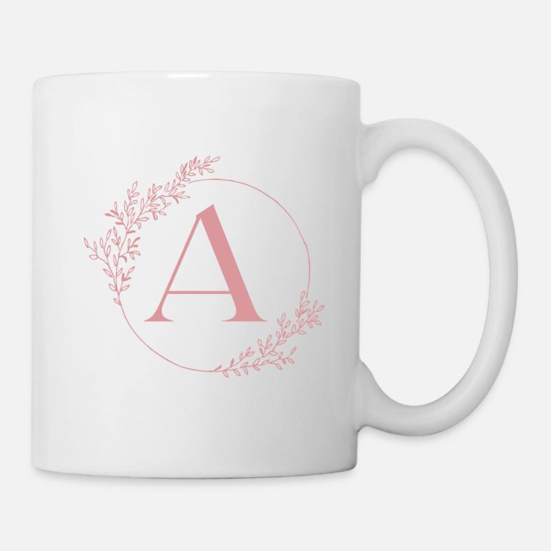 Buchstabe A - Tasse - Weiß