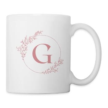 Lettre G - Mug blanc - blanc - Droite