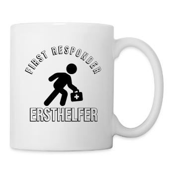 Ersthelfer - First Responder - Helfer vor Ort - Tasse - Weiß - Rechts