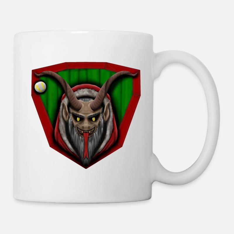 KrampusCoatOfArms - Tasse - Weiß