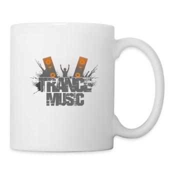 Trance music dj - Mug - white - Right