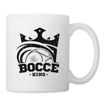 Le roi de la pétanque dit la boule de pétanque avec Jack Bocci Game - Mug blanc - blanc - Droite