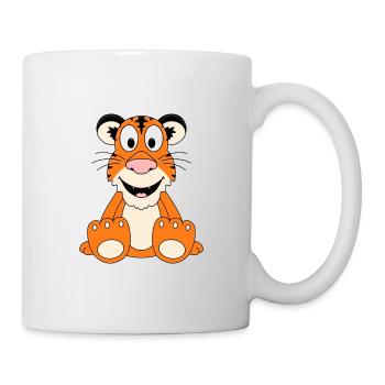 TIGER - ANIMAL - CHILD - BABY - FUN - Mug - white - Right