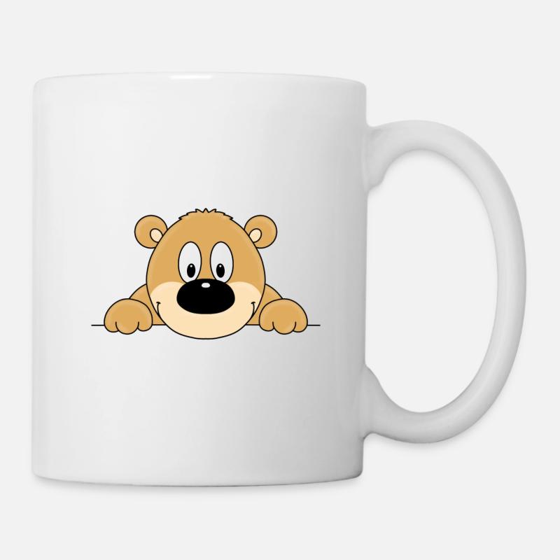 TEDDYBÄR - BÄR - TEDDY - KIND - BABY - TIER - Tasse - Weiß