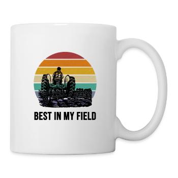 Landwirte sind die besten in ihrem Feld - Tasse - Weiß - Rechts
