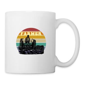 Landwirte sind die besten in ihrem Feld - Tasse - Weiß - Rechts