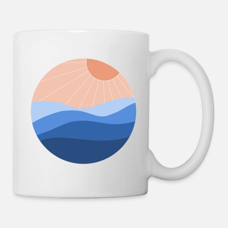 Sun and sea - Mug - white