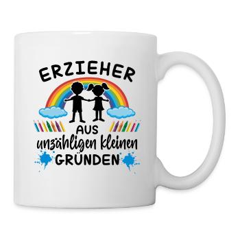 Erzieher aus unzähligen kleinen Gründen - Kinder - Tasse - Weiß - Rechts