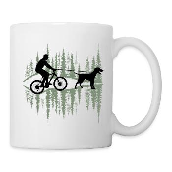 bikejöring zughundetraining zughunde zughundesport - Mug - white - Right