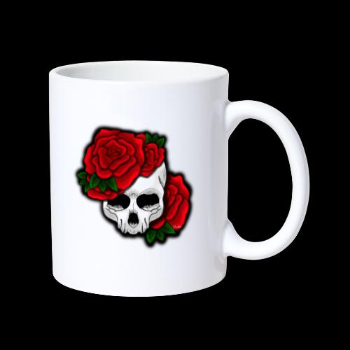 Crane rose rouge - Mug blanc