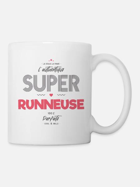 L authentique super runneuse - Mug blanc - blanc