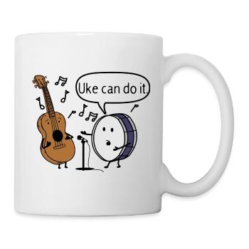 Uke can do it - Mug - white - Right