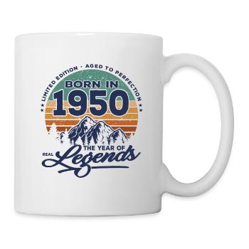 Legends are born in 1950 - Mug - white - Right