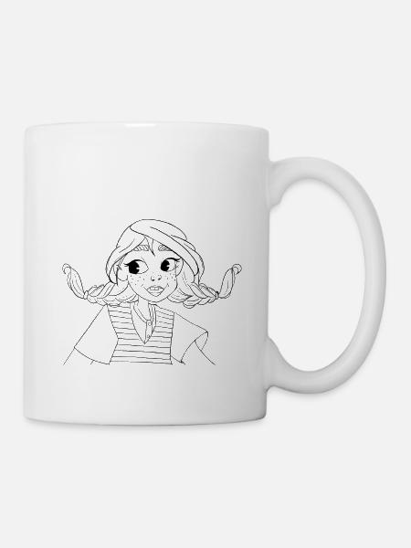 Freche Püppa - Tasse - Weiß