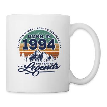 Legenden werden 1994 geboren - Tasse - Weiß - Rechts