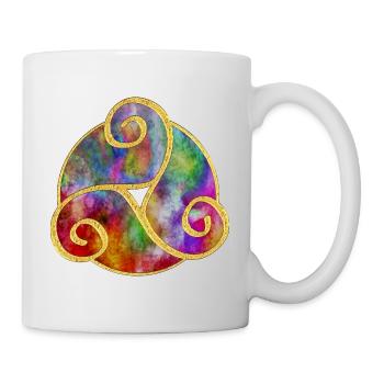 Triskele - Celtic Symbol Art 2 - Mug - white - Right
