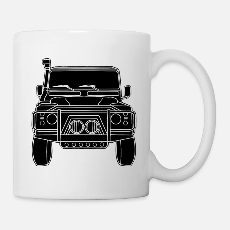 Landy Silhouette black - Tasse - Weiß