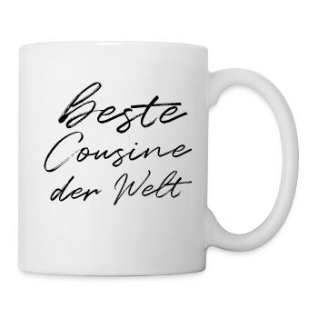 Beste Cousine Der Welt Tasse - Tasse - Weiß - Rechts
