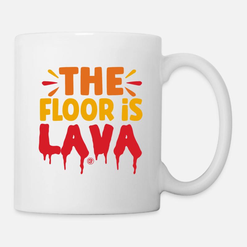 The floor is lava - Mug - white