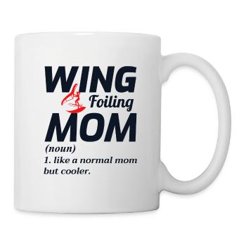 Wing Foiling Hydroptère Surf Maman Sports Nautiques - Mug blanc - blanc - Droite