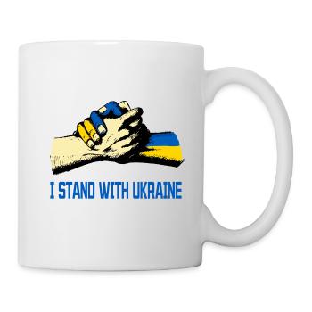 I Stand With Ukraine - Mug - white - Right