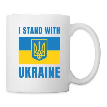Ich stehe an der Seite der Ukraine - Tasse - Weiß - Rechts