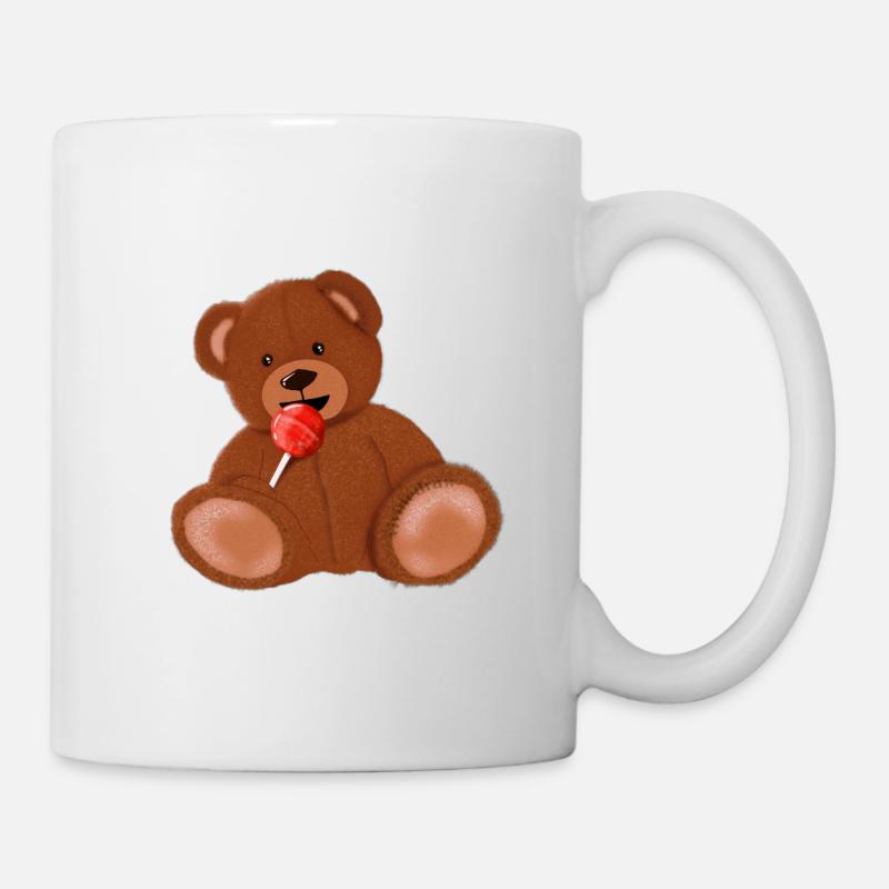 Peluche candy - Mug blanc - blanc