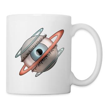 Space Eye - Tasse - Weiß - Rechts