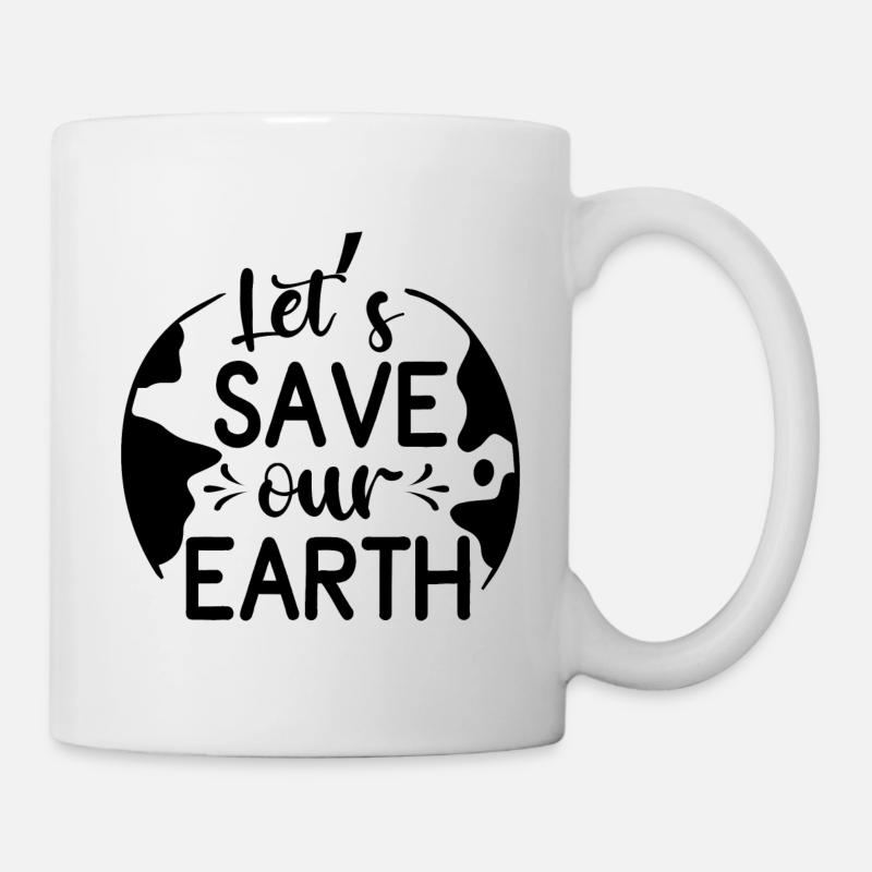 Klimaschutz Umwelt Erderwärmung - Tasse - Weiß