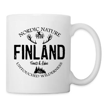 Nordic Nature - Finland - Tasse - Weiß - Rechts
