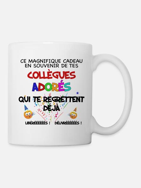 Tes Meilleurs Collegues adorés - Mug blanc - blanc