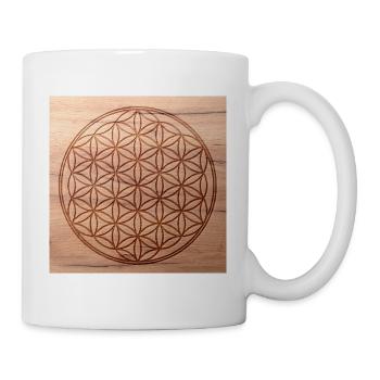 Flower Of Life - Wood Cut Out 1 - Mug - white - Right