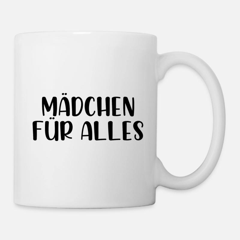 Mädchen für alles - Tasse - Weiß