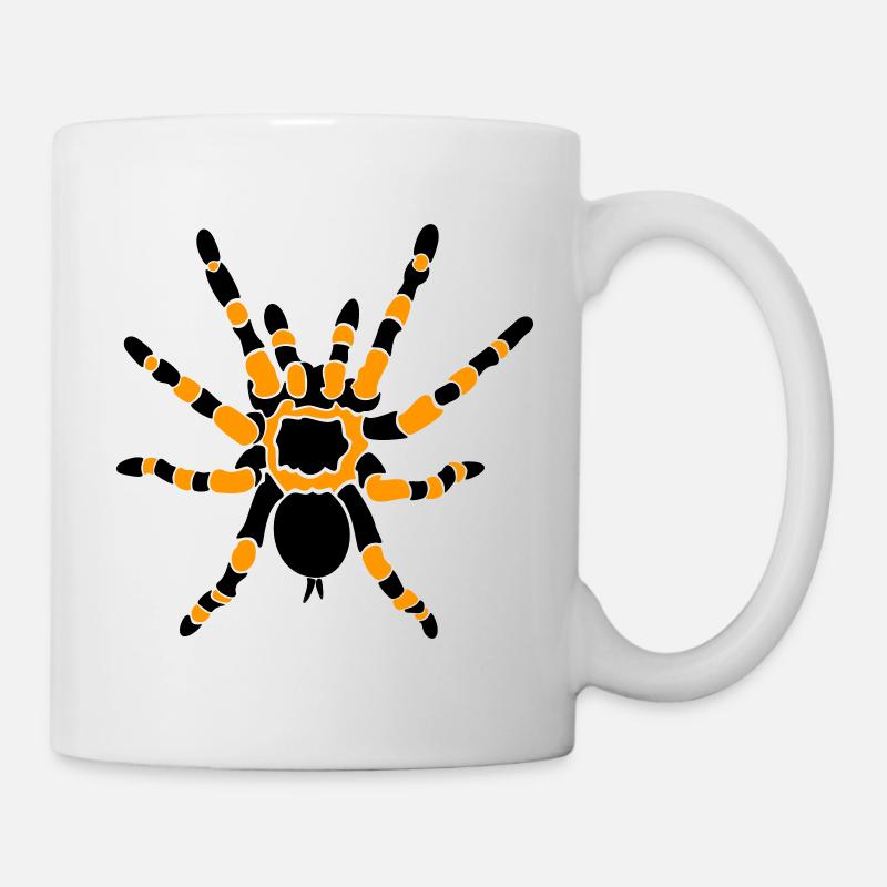 Tarentule orange du genou - Mug blanc - blanc
