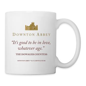 Downton Abbey It's Good To Be In Love Quote - Mug - white - Right