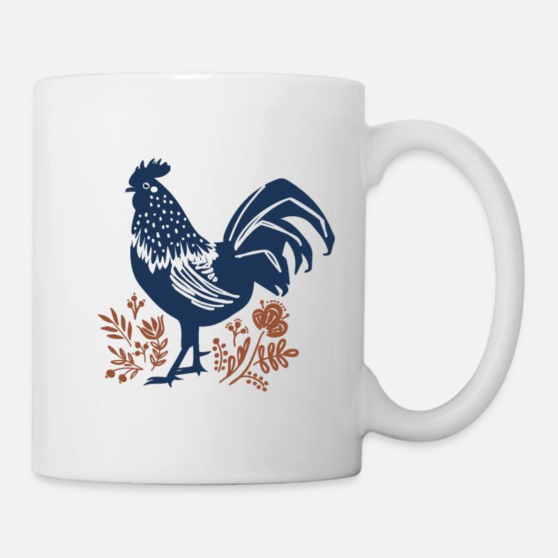 Hahn - Tasse - Weiß