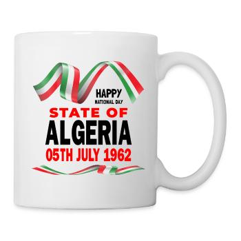 Alegria National Day, gift Algeria - Mug - white - Right