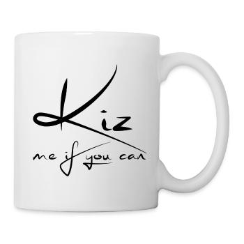 Kizomba Kiz me if you can Urban Afro Reggaeton SBK - Tasse - Weiß - Rechts