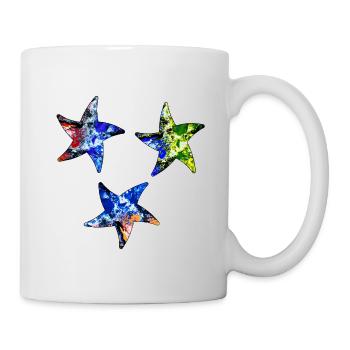 Seesterne - Tasse - Weiß - Rechts