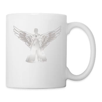 Angel Guardian Angel with Heart - Mug - white - Right