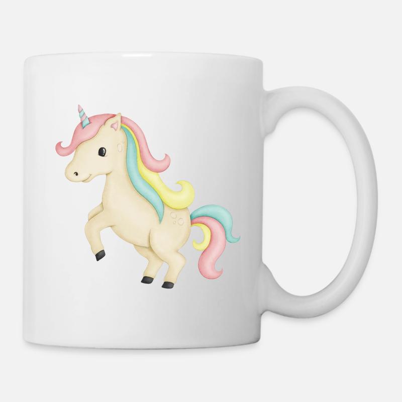 niedliches Einhorn - Tasse - Weiß