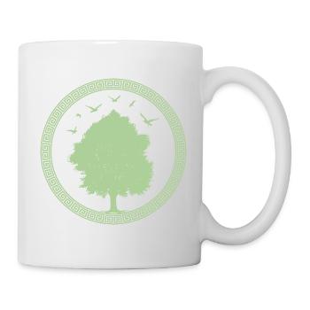 Baum des Lebens - Tasse - Weiß - Rechts