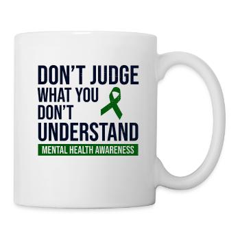 Sensibilisation à la santé mentale - Mug blanc - blanc - Droite