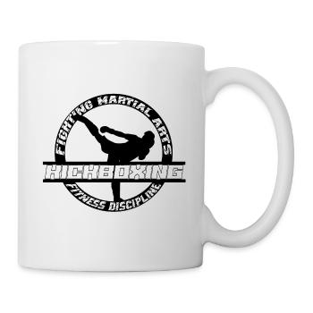 Kickboxing Kickboxer Fitness Martial Arts - Mug - white - Right