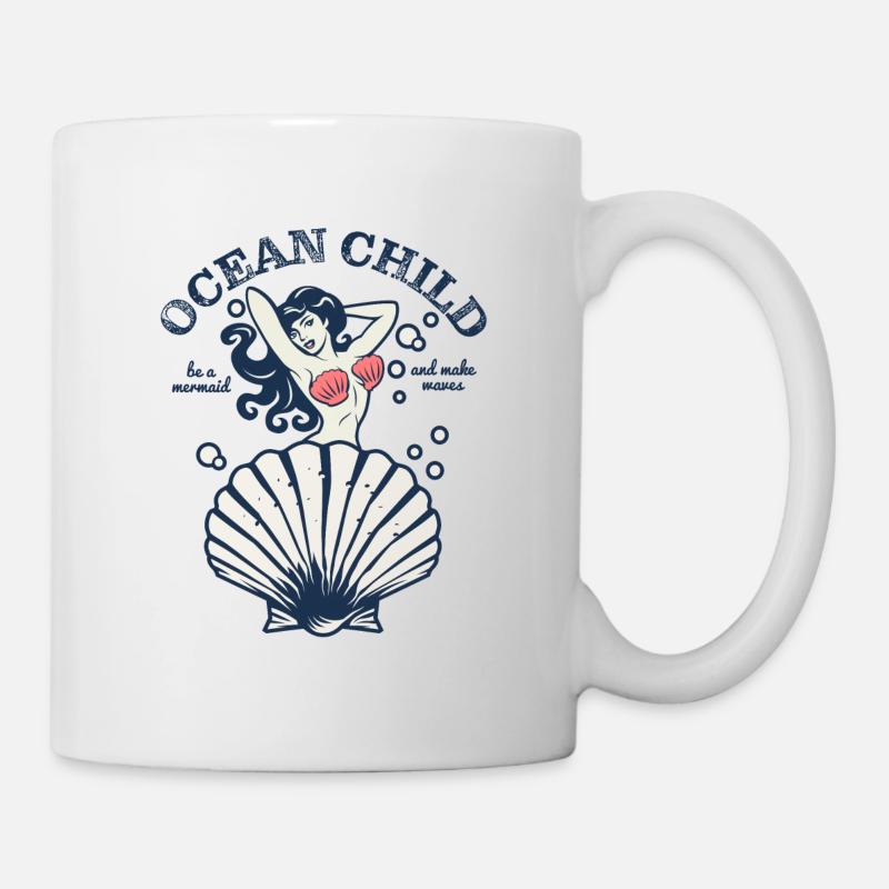 Enfant océan - Mug blanc - blanc