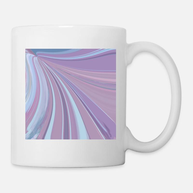 Lila Regenbogen - Tasse - Weiß