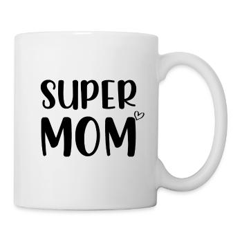 Super Mom - Tasse - Weiß - Rechts