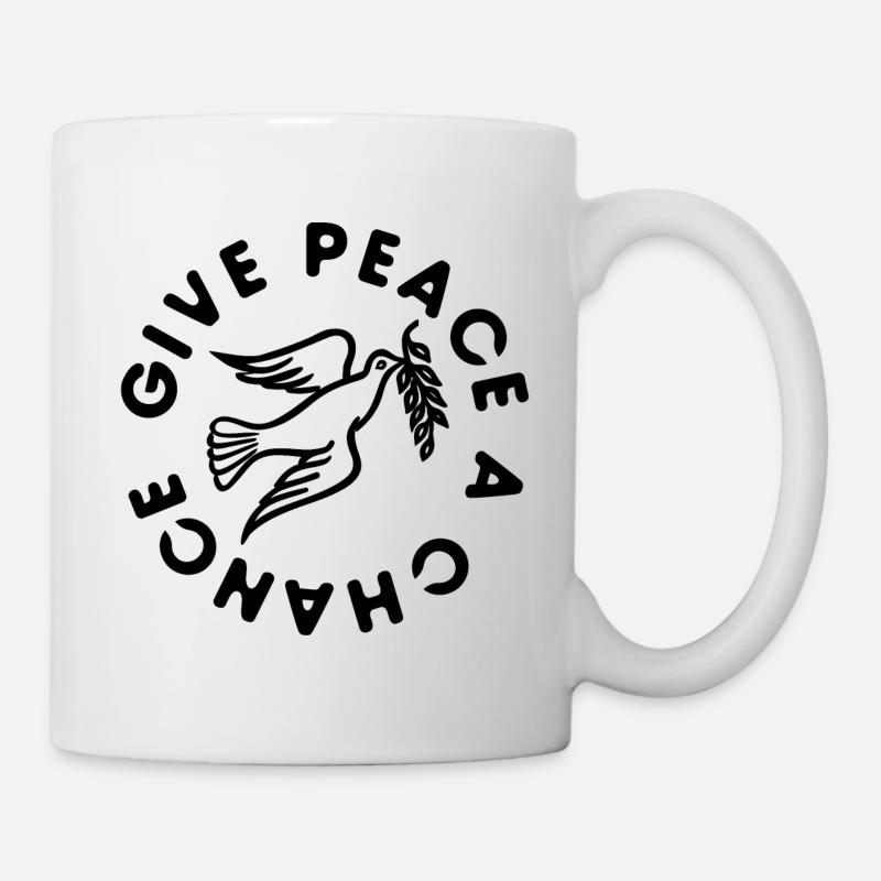 Give peace a chance - Tasse - Weiß