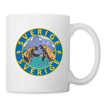 Suède - Mug blanc - blanc - Droite